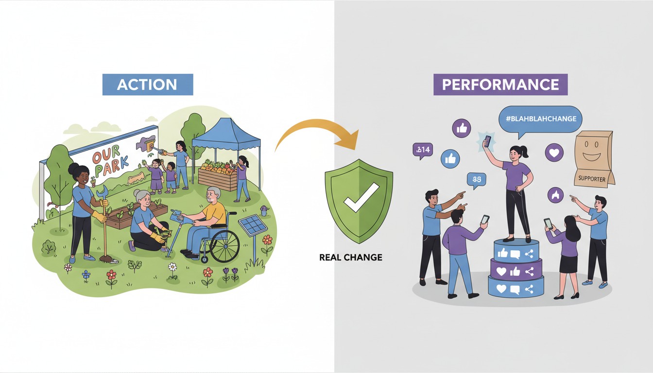 Beyond Social Media Activism: What Real Community Change Looks Like